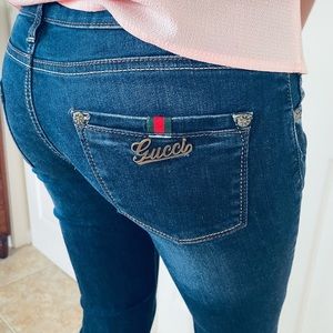 SOLD Gucci, Jeans Low Rise Denim, straight leg